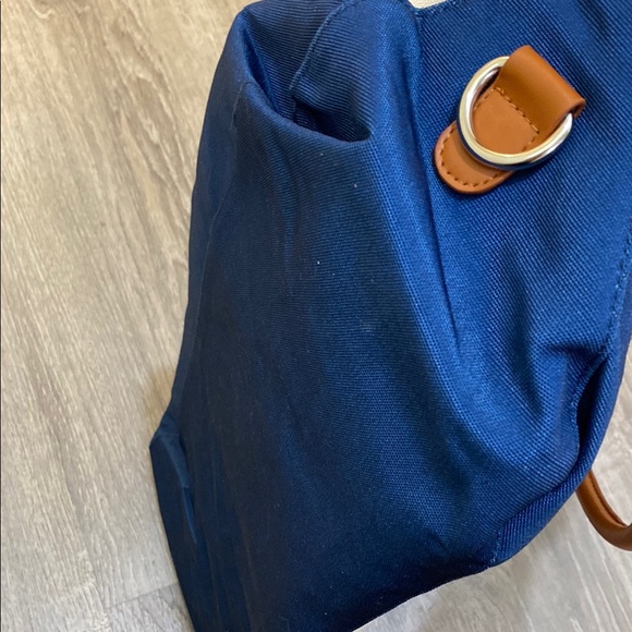 Canvas Bag - Blue and Tan - Picture 6 of 10